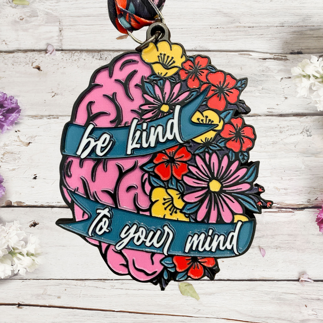 Medal from VirtualRunEvent clearance race, featuring a sleek design and vibrant colors, awarded for completing a virtual race.