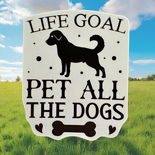 STICKER -  Pet All The Dogs - virtualrunevent