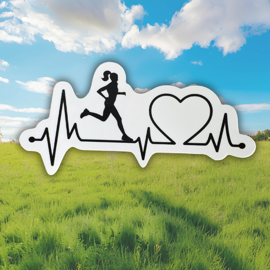 STICKER: Runner's Heartbeat - virtualrunevent