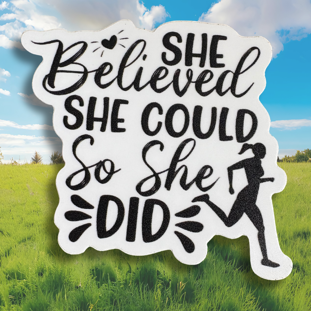 STICKER - SHE BELIEVED - virtualrunevent