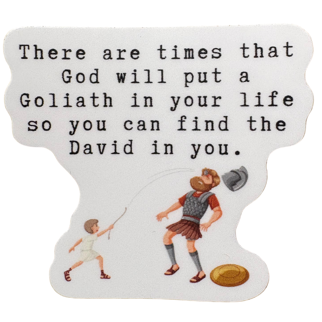 STICKER - David and Goliath - virtualrunevent