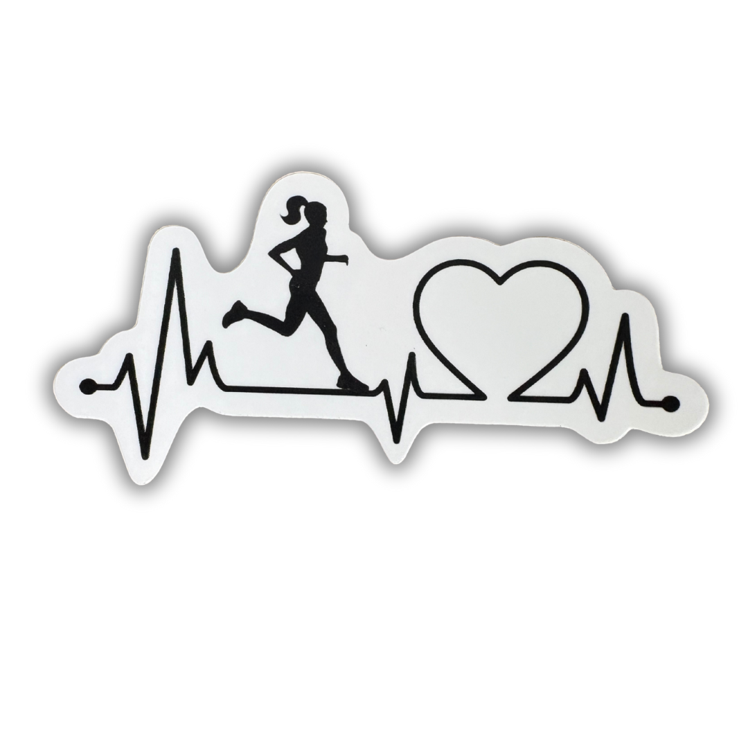 STICKER: Runner's Heartbeat - virtualrunevent