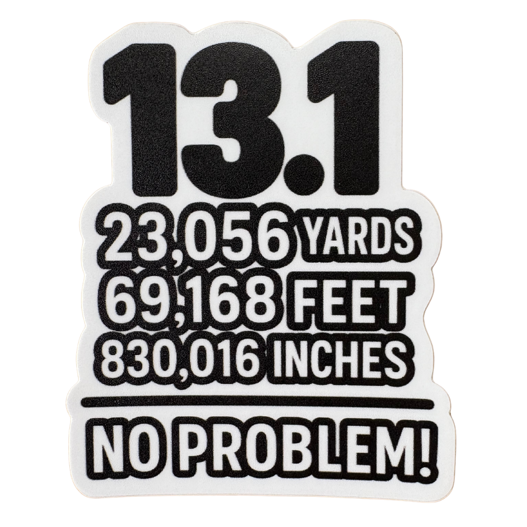 STICKER: 13.1 DISTANCE - virtualrunevent