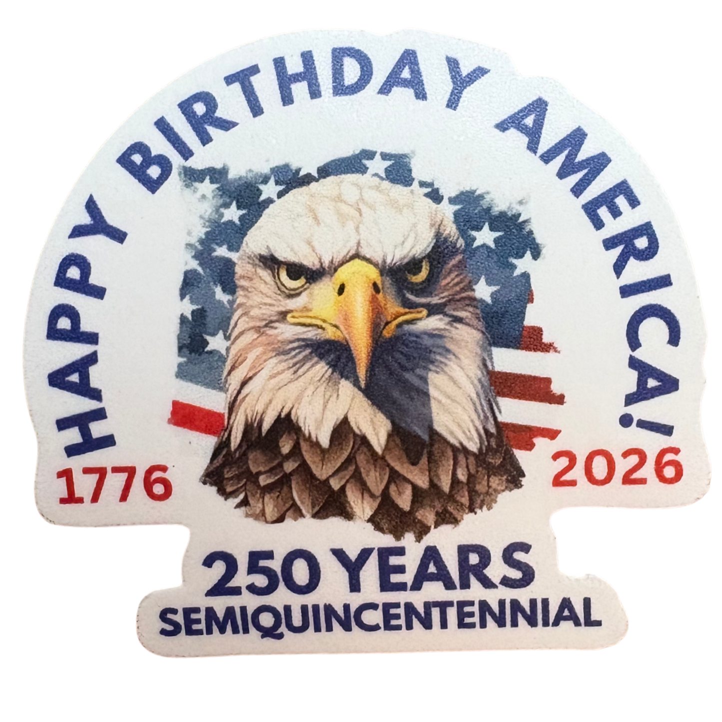 STICKER - Happy 250th Birthday America - virtualrunevent