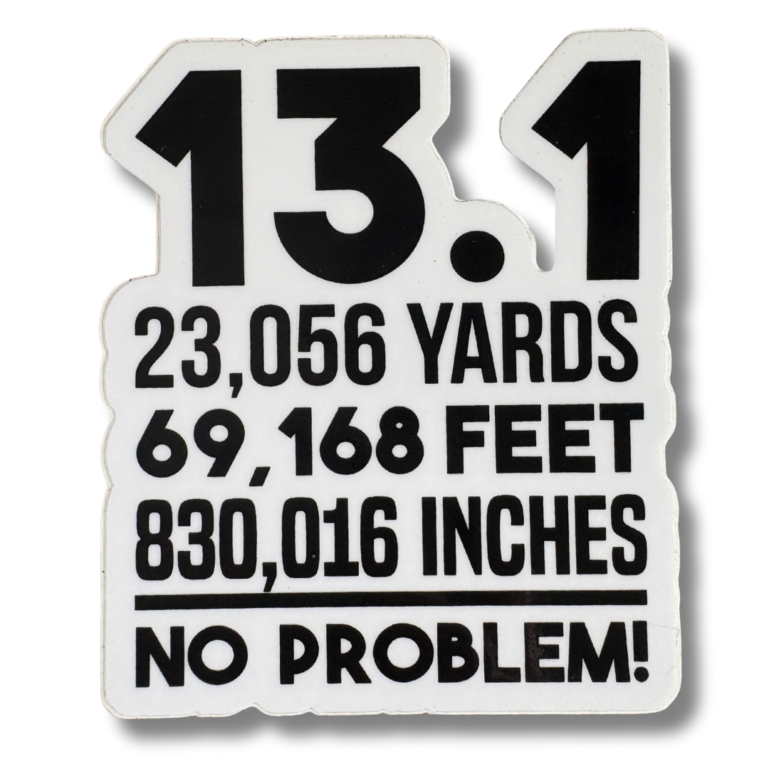 STICKER: 13.1 DISTANCE