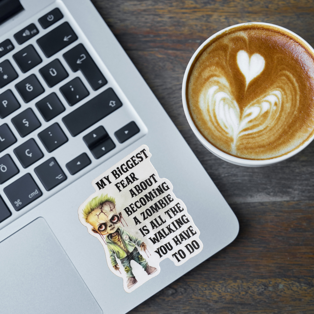 STICKER - ZOMBIE WALKING - virtualrunevent