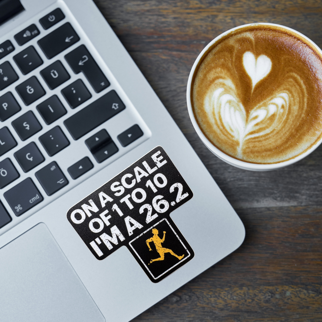 STICKER - On a Scale of 1 to 10 I'm a 26.2 - virtualrunevent
