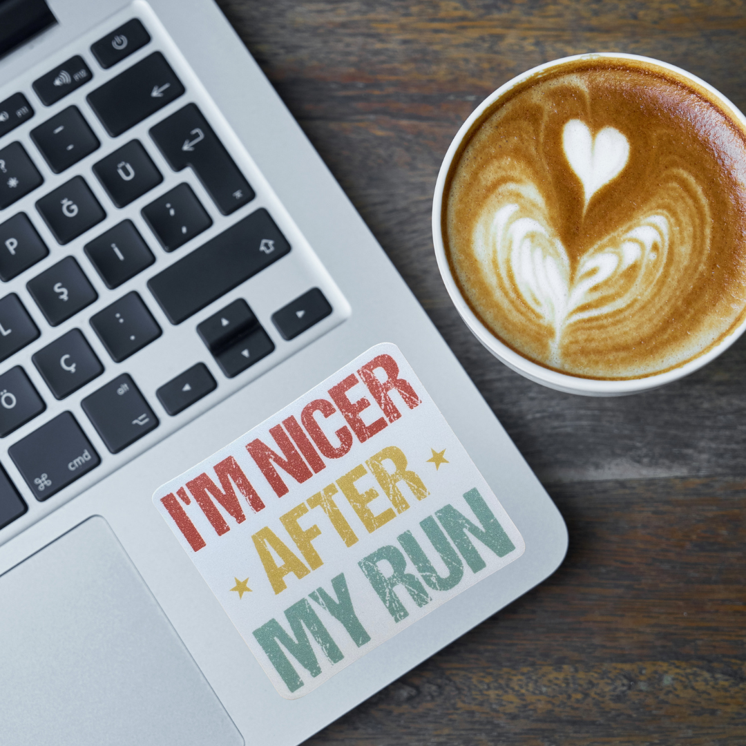 STICKER - I'm Nicer After My Run
