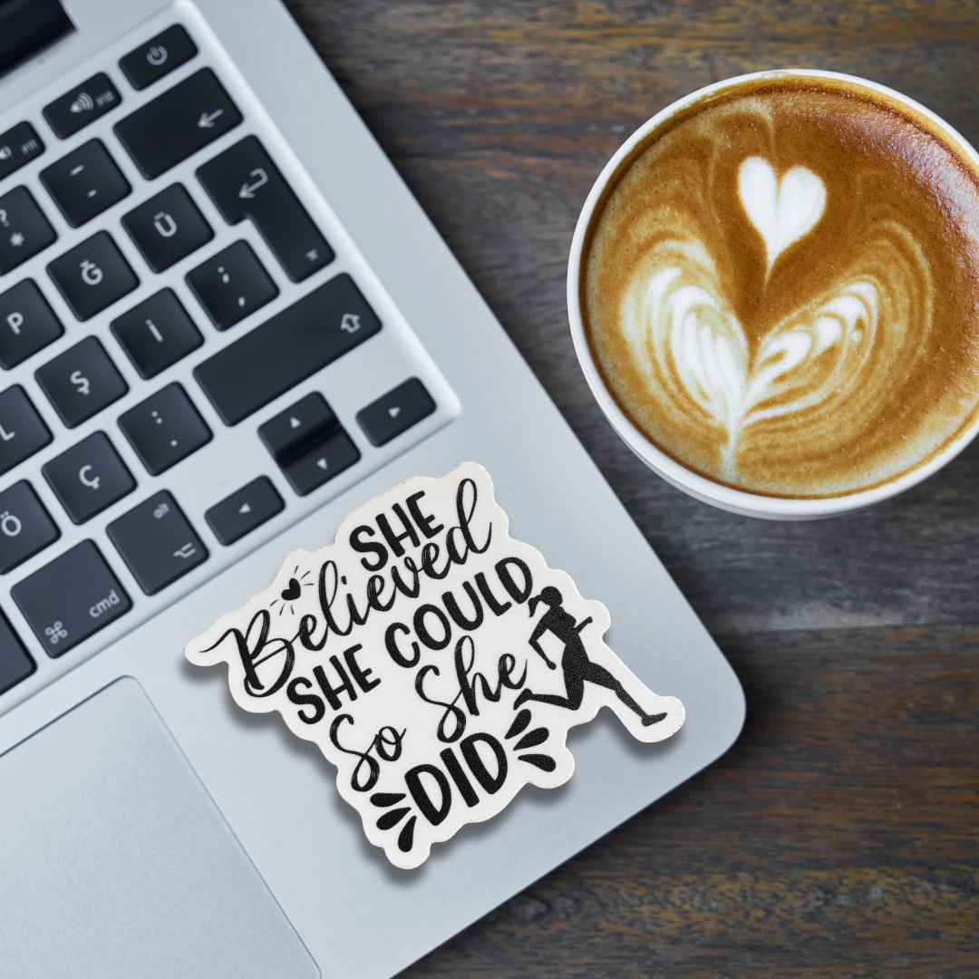 STICKER - SHE BELIEVED - virtualrunevent