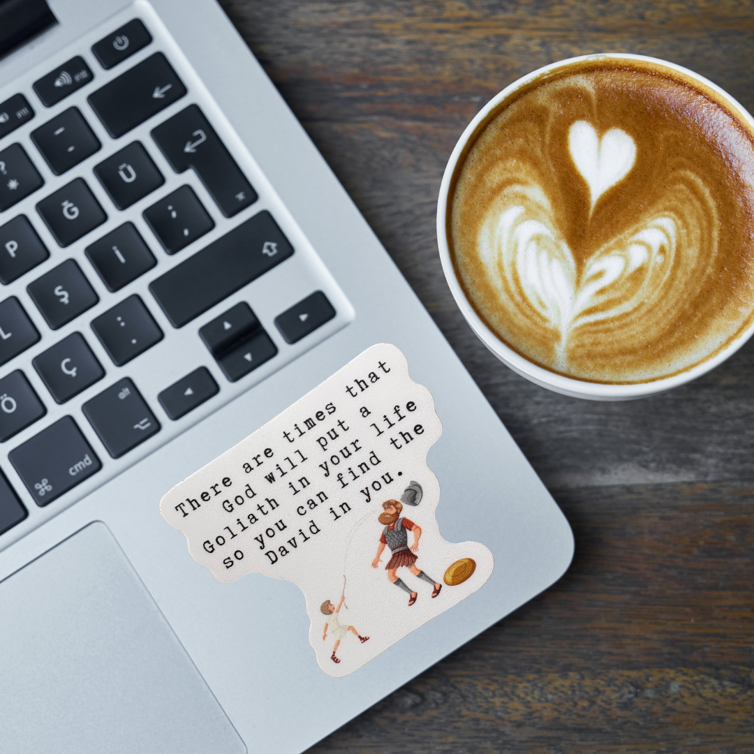 STICKER - David and Goliath - virtualrunevent