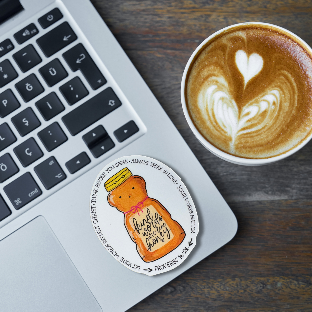 STICKER - Kind Words are Like Honey - virtualrunevent