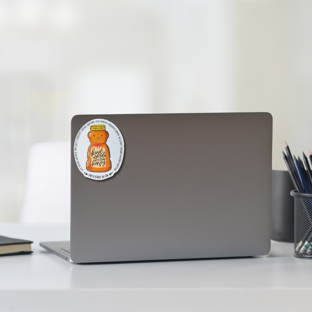 STICKER - Kind Words are Like Honey - virtualrunevent