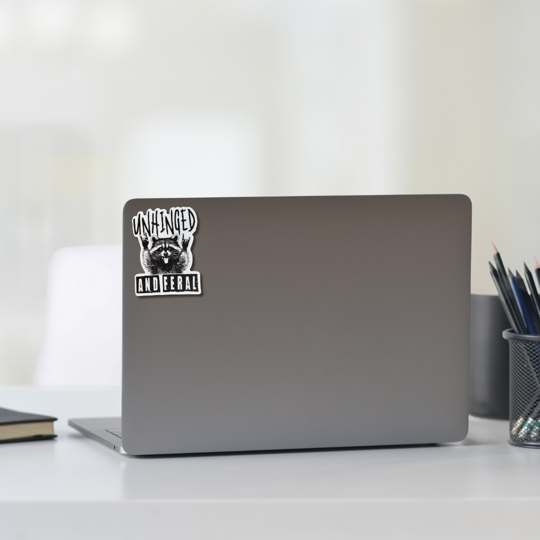 STICKER - Unhinged and Feral - virtualrunevent