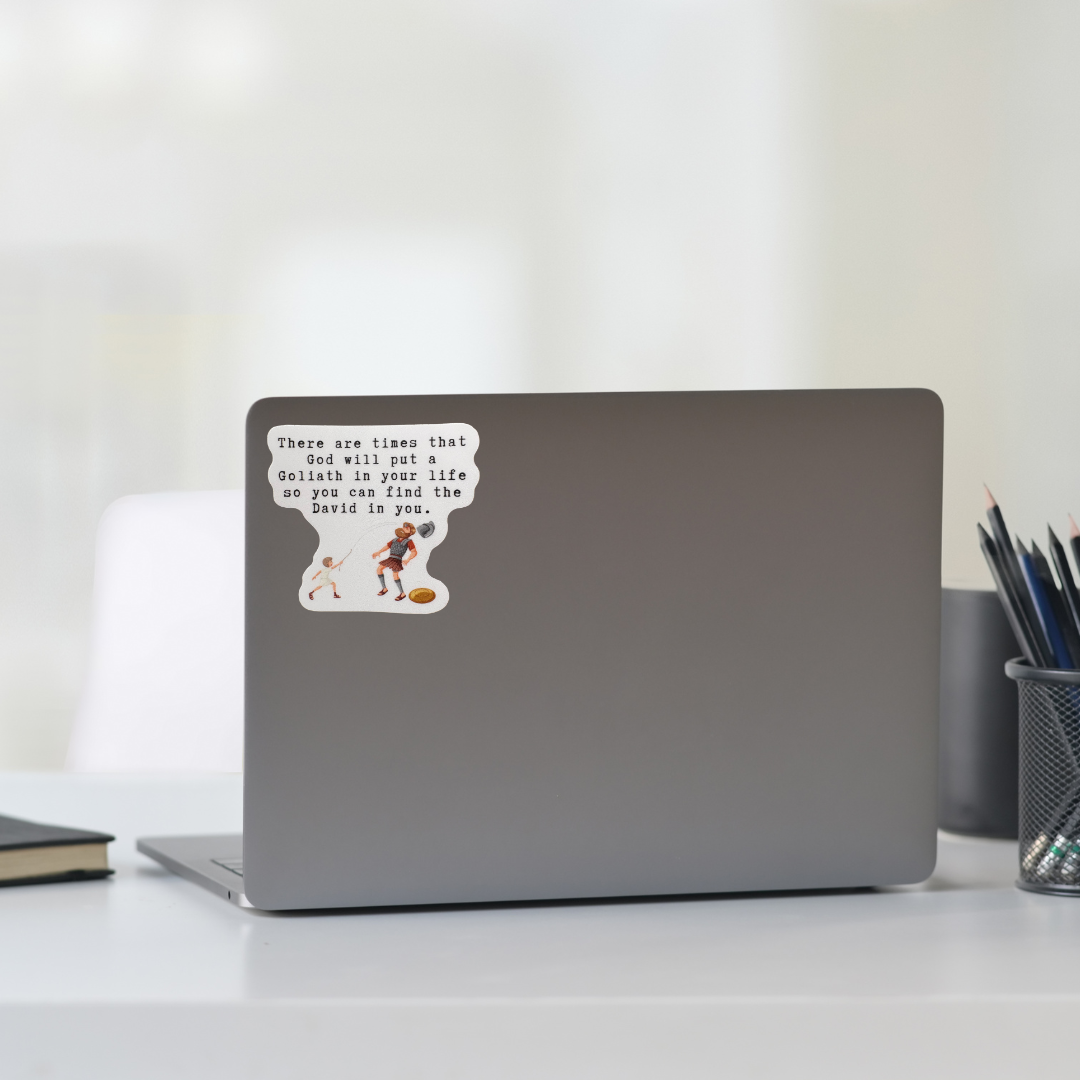 STICKER - David and Goliath - virtualrunevent