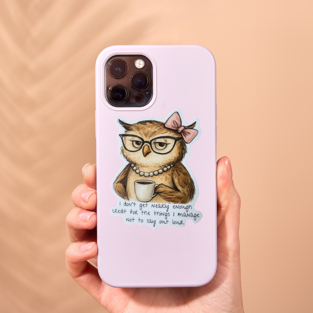 STICKER - I don't get nearly enough credit for the things I manage not to say out loud. - virtualrunevent