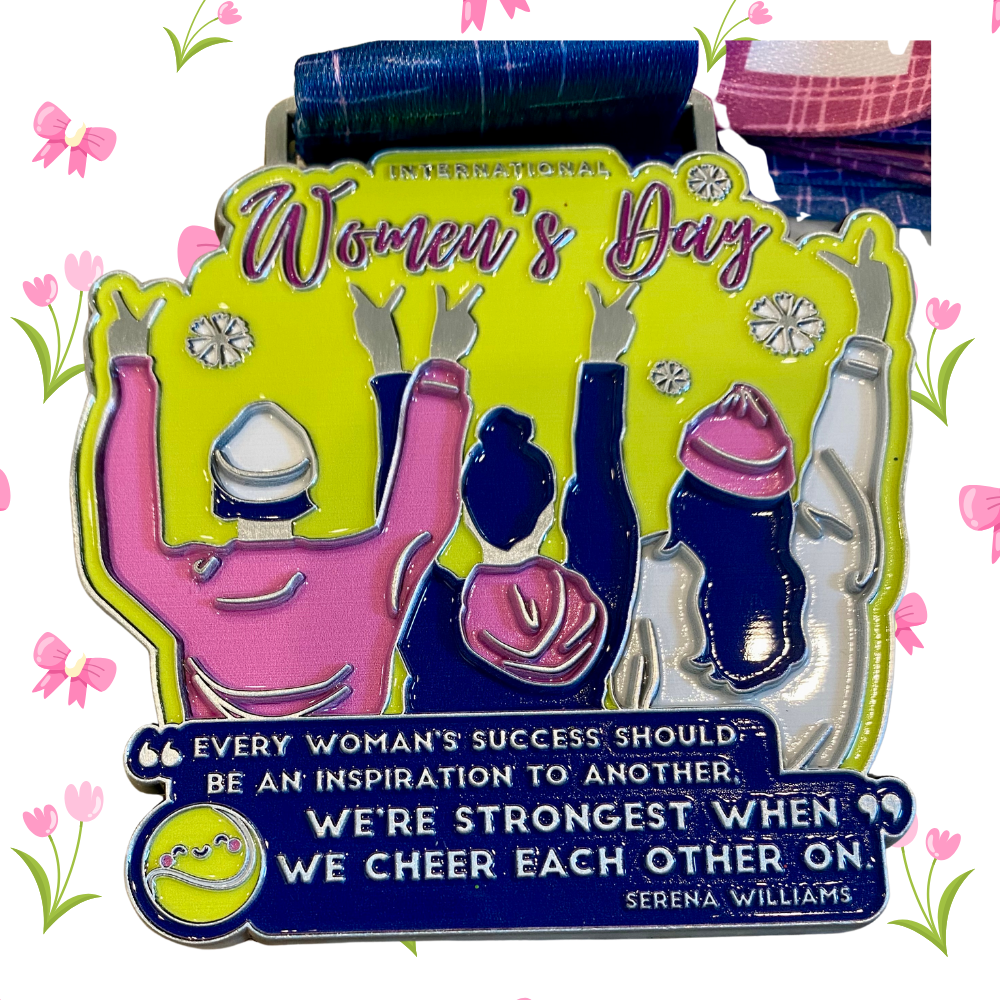 2025 International Women's Day 1M 5K 10K 13.1 26.2 - virtualrunevent