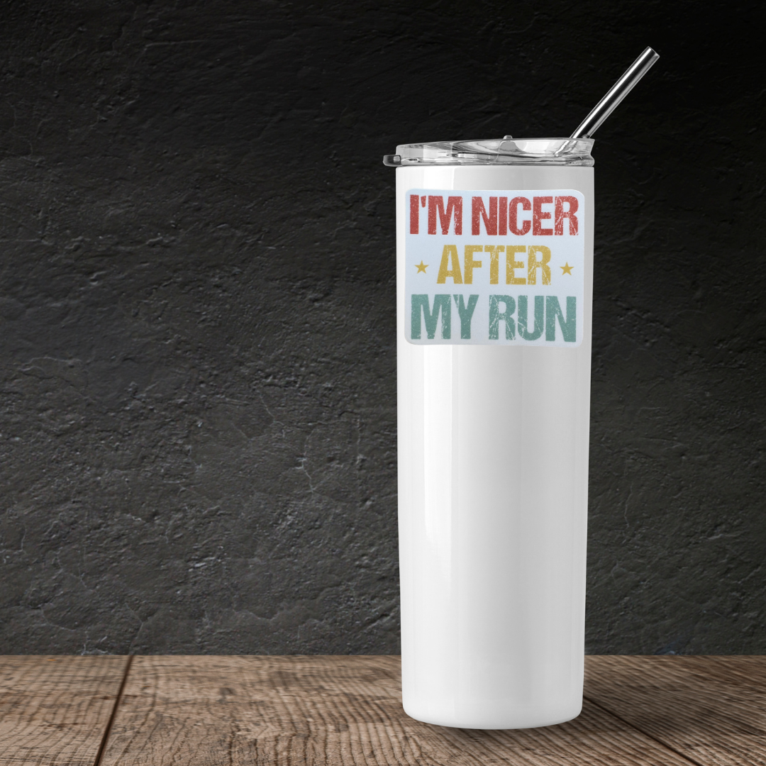 STICKER - I'm Nicer After My Run