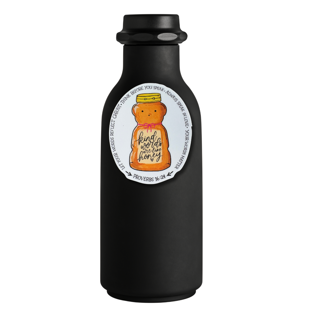 STICKER - Kind Words are Like Honey - virtualrunevent
