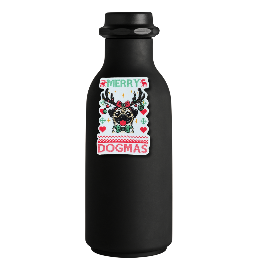 STICKER - Merry Dogmas - virtualrunevent