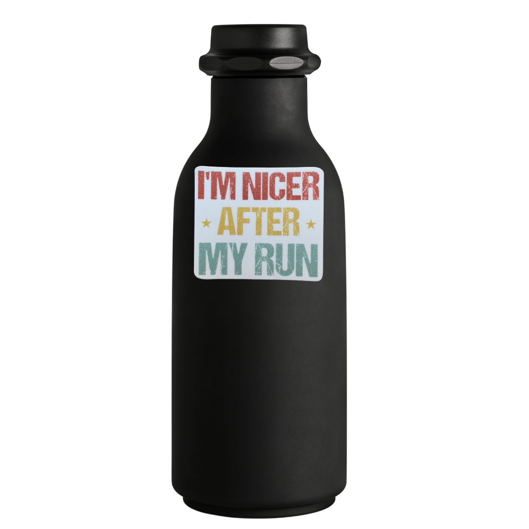STICKER - I'm Nicer After My Run