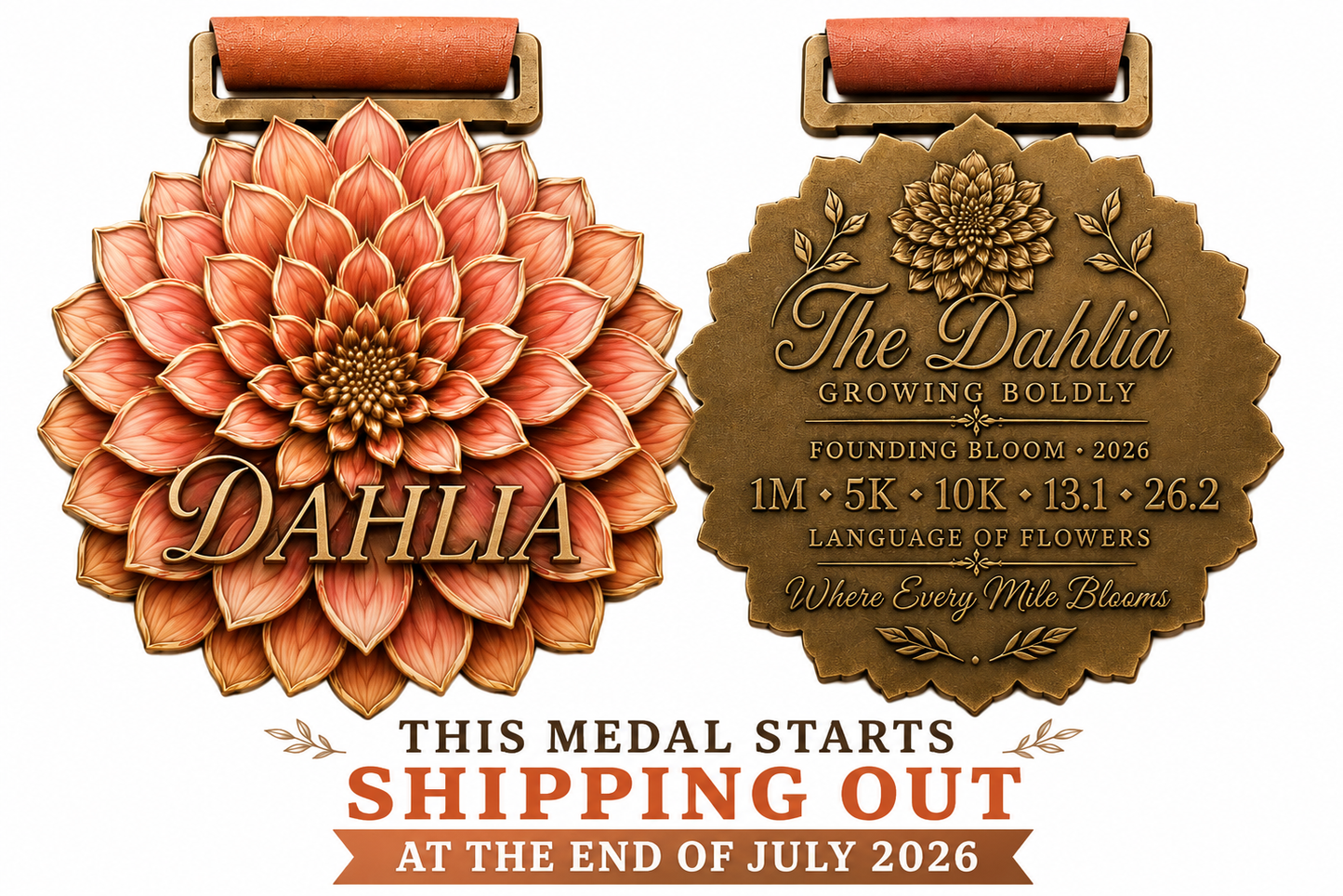 Dahlia Virtual Race 2026 | 1M, 5K, 10K, Half Marathon & Marathon
