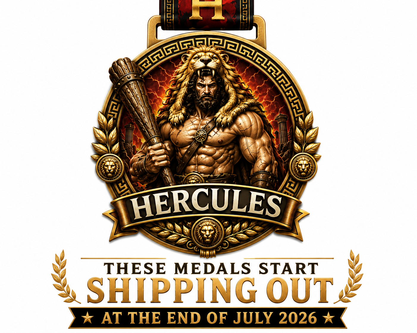 Hercules Virtual Race 2026 | Gods & Warriors Series | 1M 5K 10K 13.1 26.2