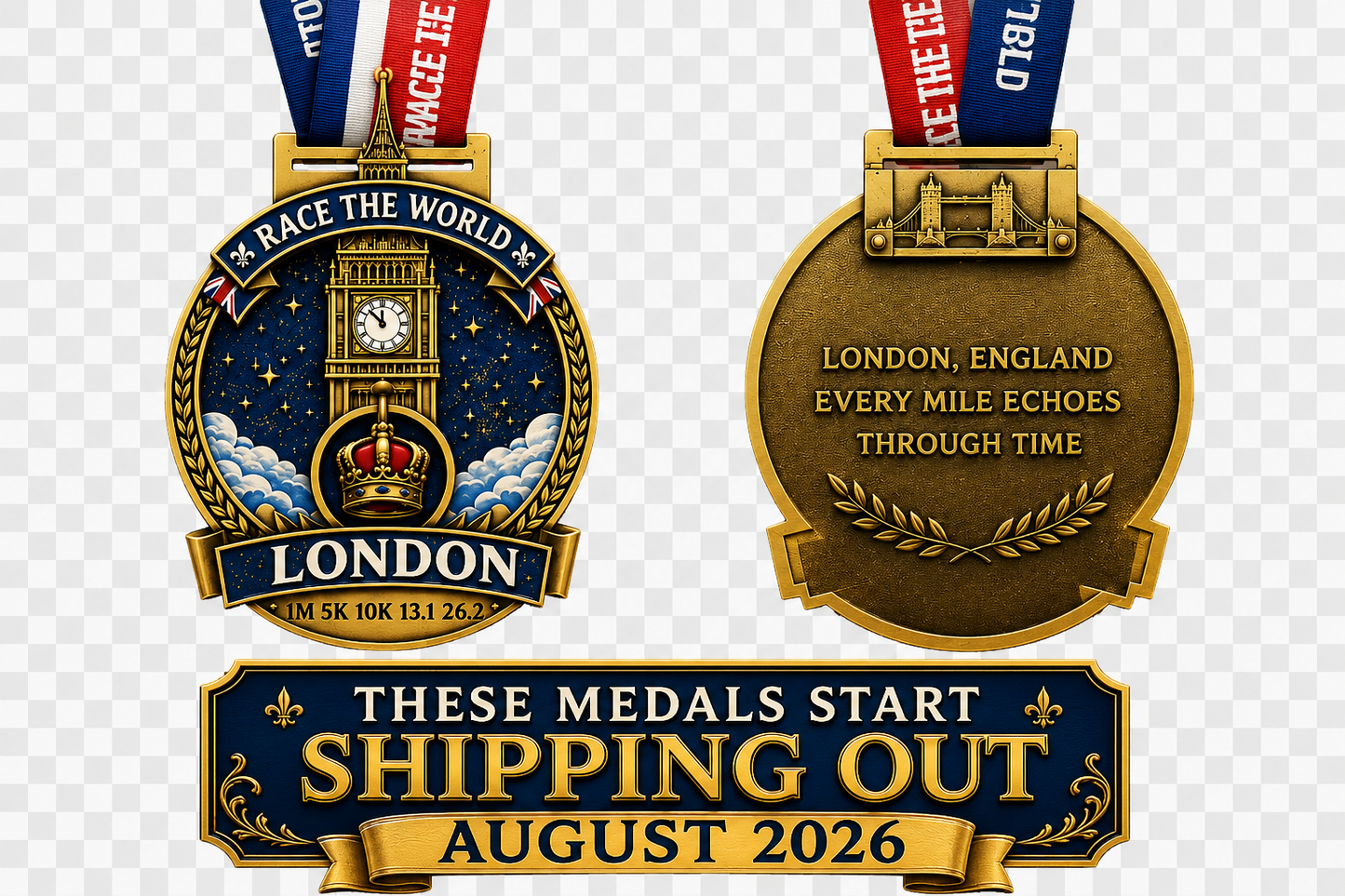 London Virtual Race 2026 | 1M 5K 10K 13.1 26.2 | Race the World Series