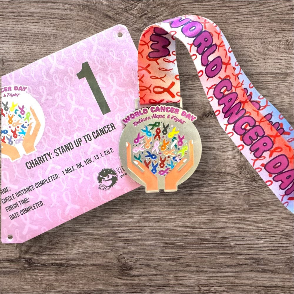 2025 World Cancer Day 1M 5K 10K 13.1 26.2- Benefitting Stand Up To Cancer - virtualrunevent
