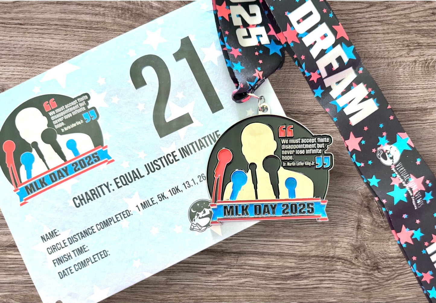 2025 I Have a Dream 1M 5K 10K 13.1 26.2- Benefits Equal Justice Initiative - virtualrunevent