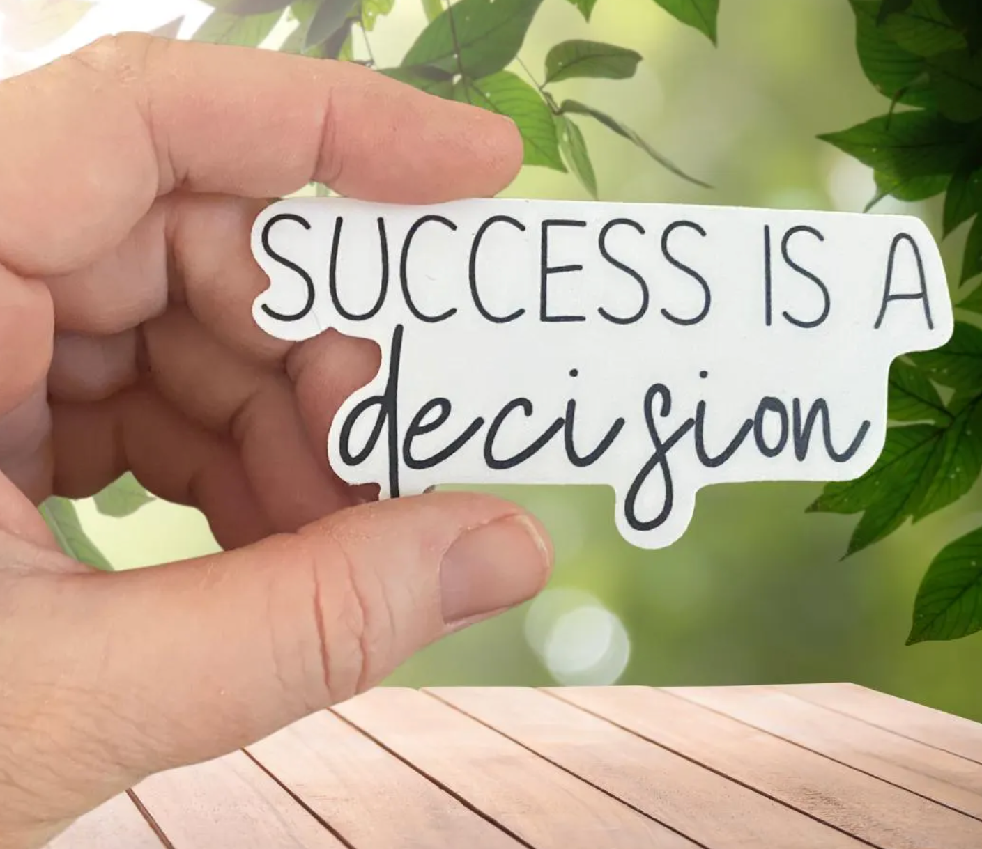 STICKER - Success is a Decision - virtualrunevent