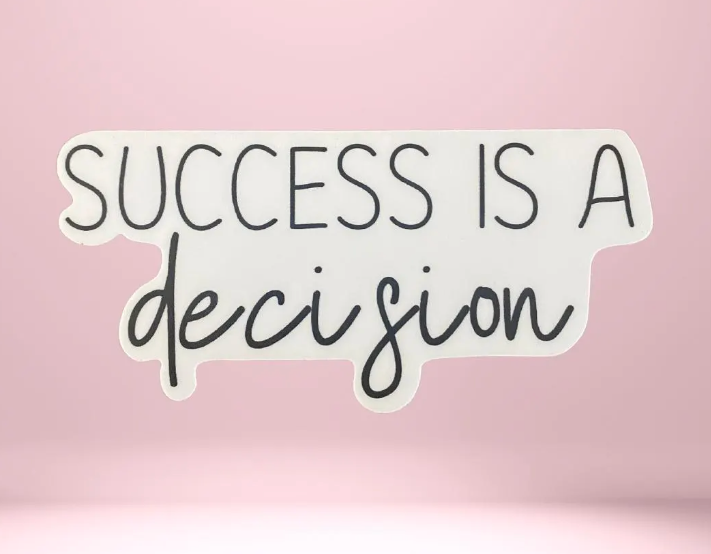 STICKER - Success is a Decision - virtualrunevent