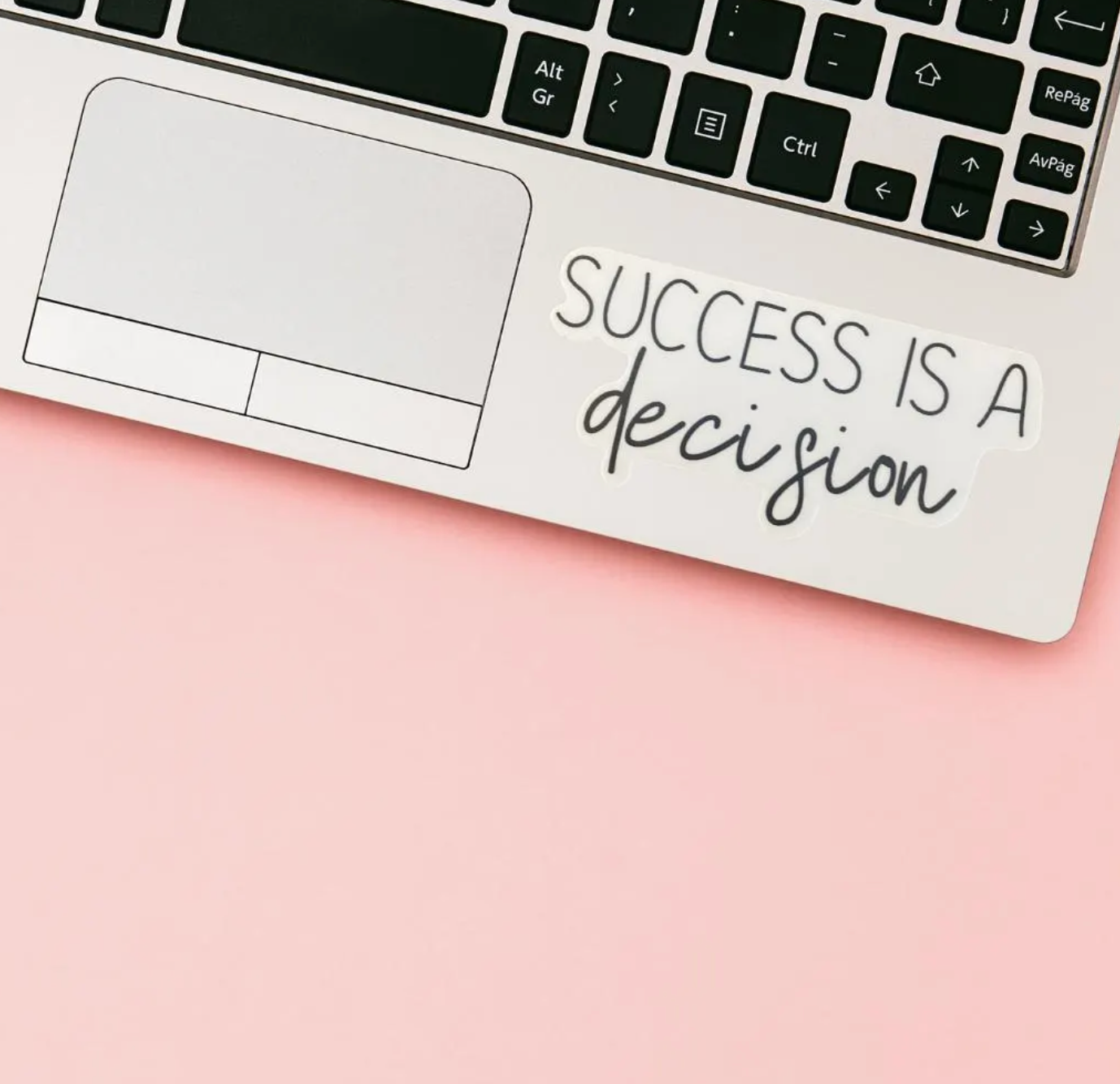 STICKER - Success is a Decision - virtualrunevent
