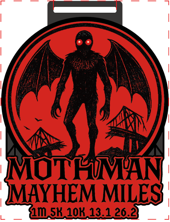2026 Mothman Mayhem Miles 1M 5K 10K 13.1 26.2 - Benefitting The National Parks Foundation