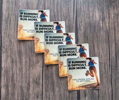 STICKER: Running Takes The Edge Off Adulting - virtualrunevent