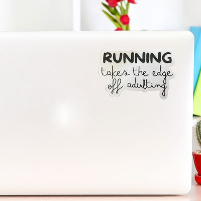 STICKER: Running Takes The Edge Off Adulting - virtualrunevent
