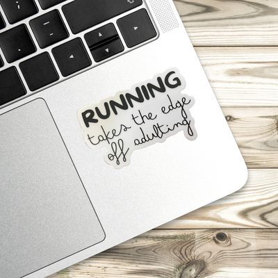 STICKER: Running Takes The Edge Off Adulting - virtualrunevent