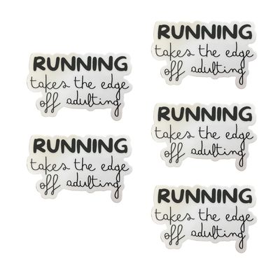 STICKER: Running Takes The Edge Off Adulting - virtualrunevent