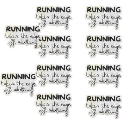 STICKER: Running Takes The Edge Off Adulting - virtualrunevent