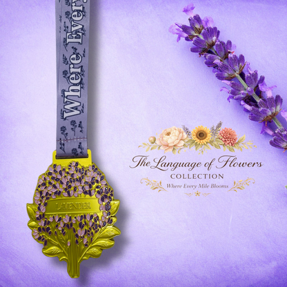 Lavender Race 2026 virtual collection artwork featuring lavender flowers and racing elements in a digital illustration.