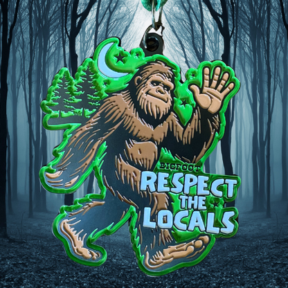 Bigfoot race medal