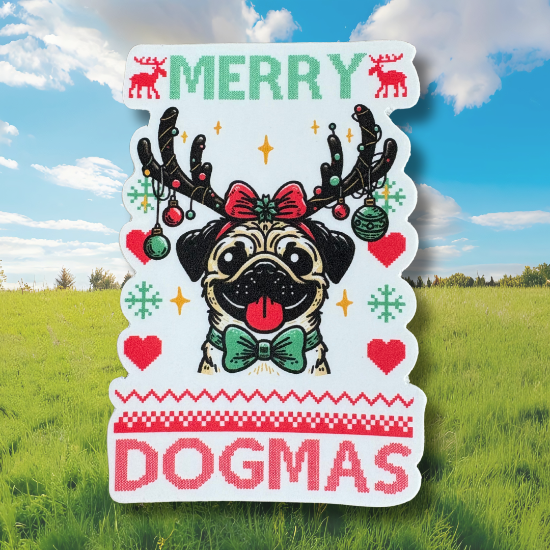 STICKER - Merry Dogmas - virtualrunevent