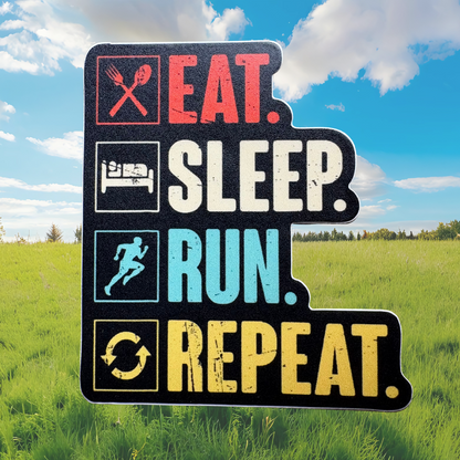 STICKER - Eat Sleep RUN Repeat