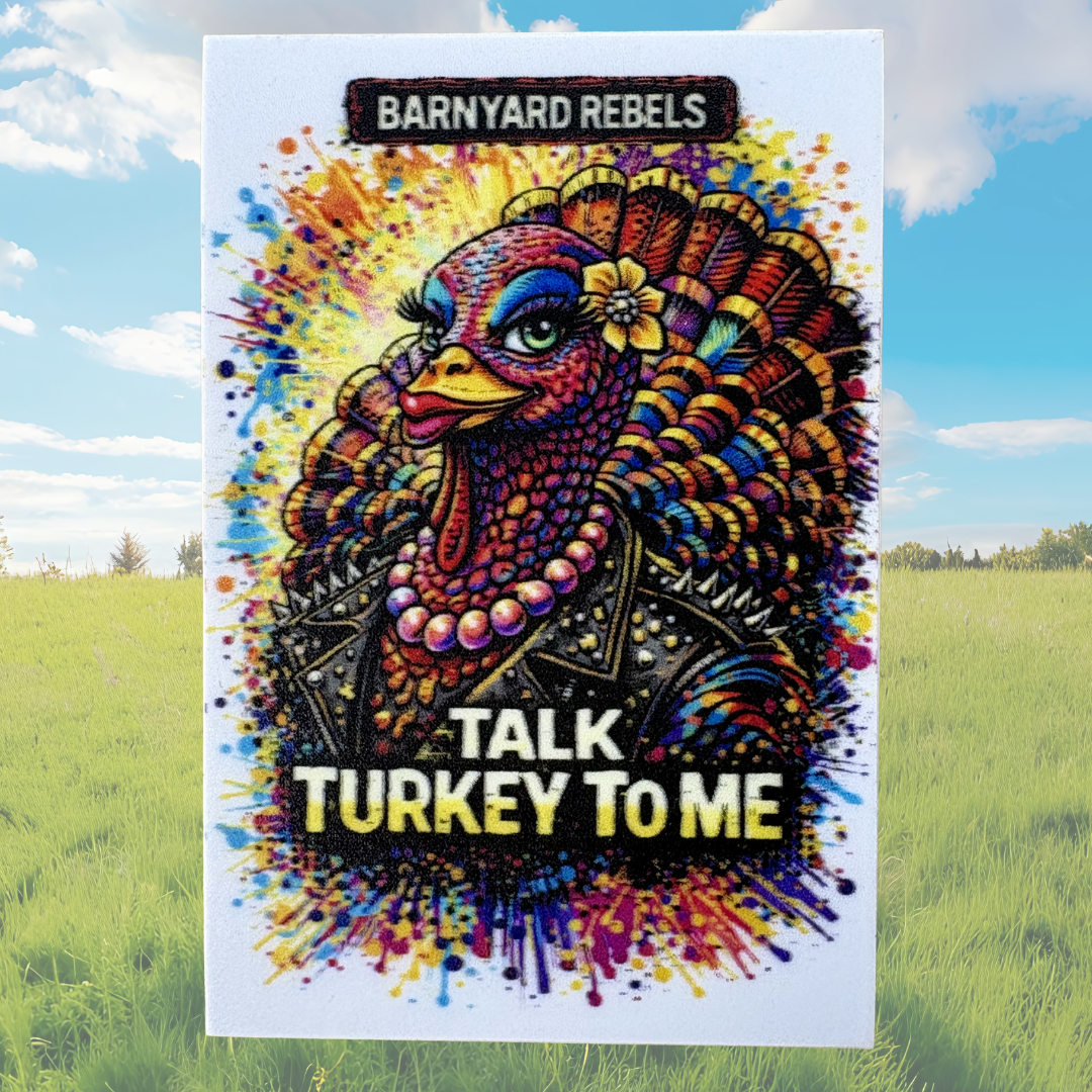 Barnyard Rebels Series medal sticker by virtualrunevent featuring colorful farm animal design on a circular badge.
