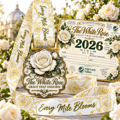 White Rose – Grace That Endures Virtual Race 2026 | 1M 5K 10K 13.1 26.2