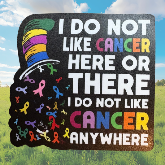 STICKER -  I Do Not Like Cancer - virtualrunevent
