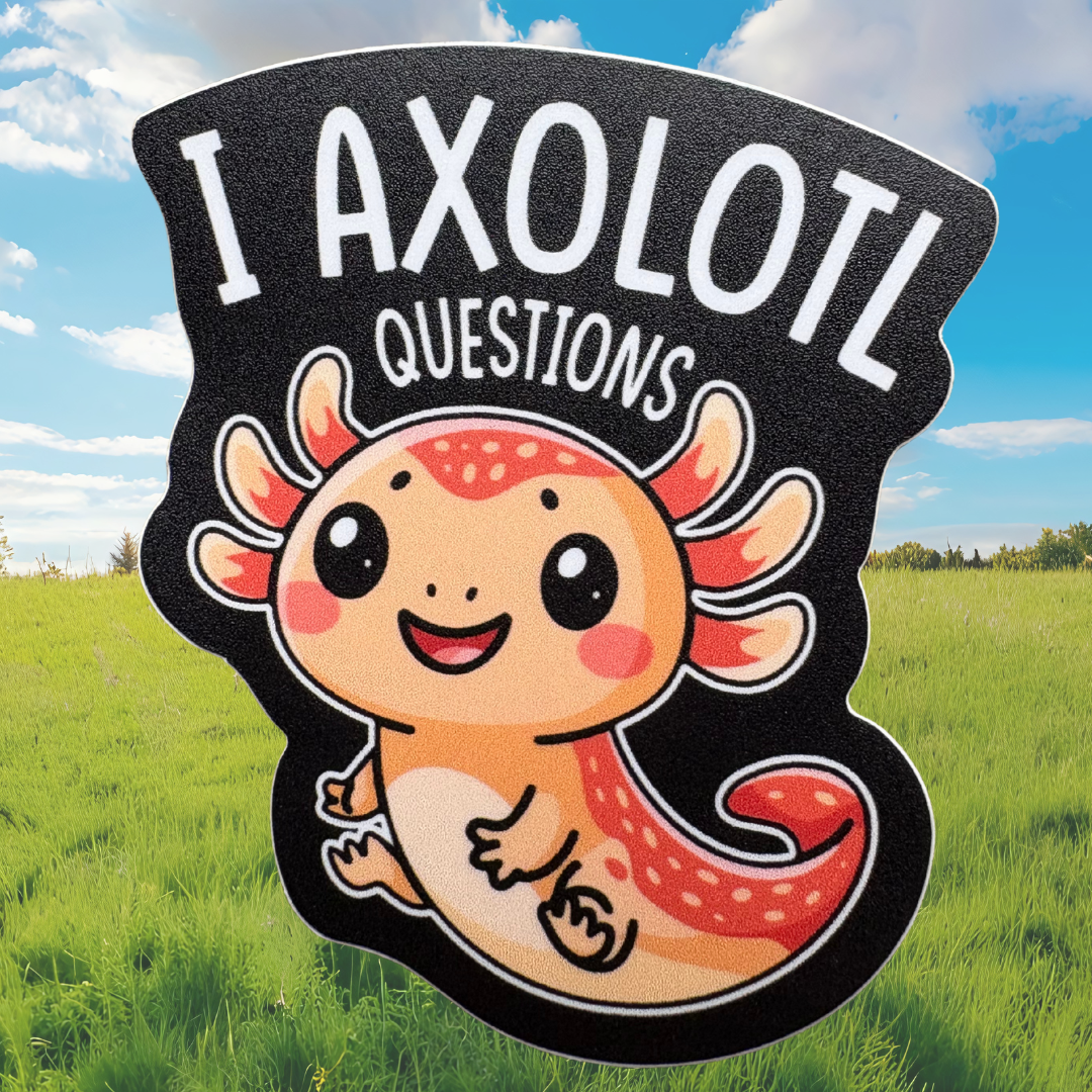 STICKER -  I Axolotl Questions - virtualrunevent