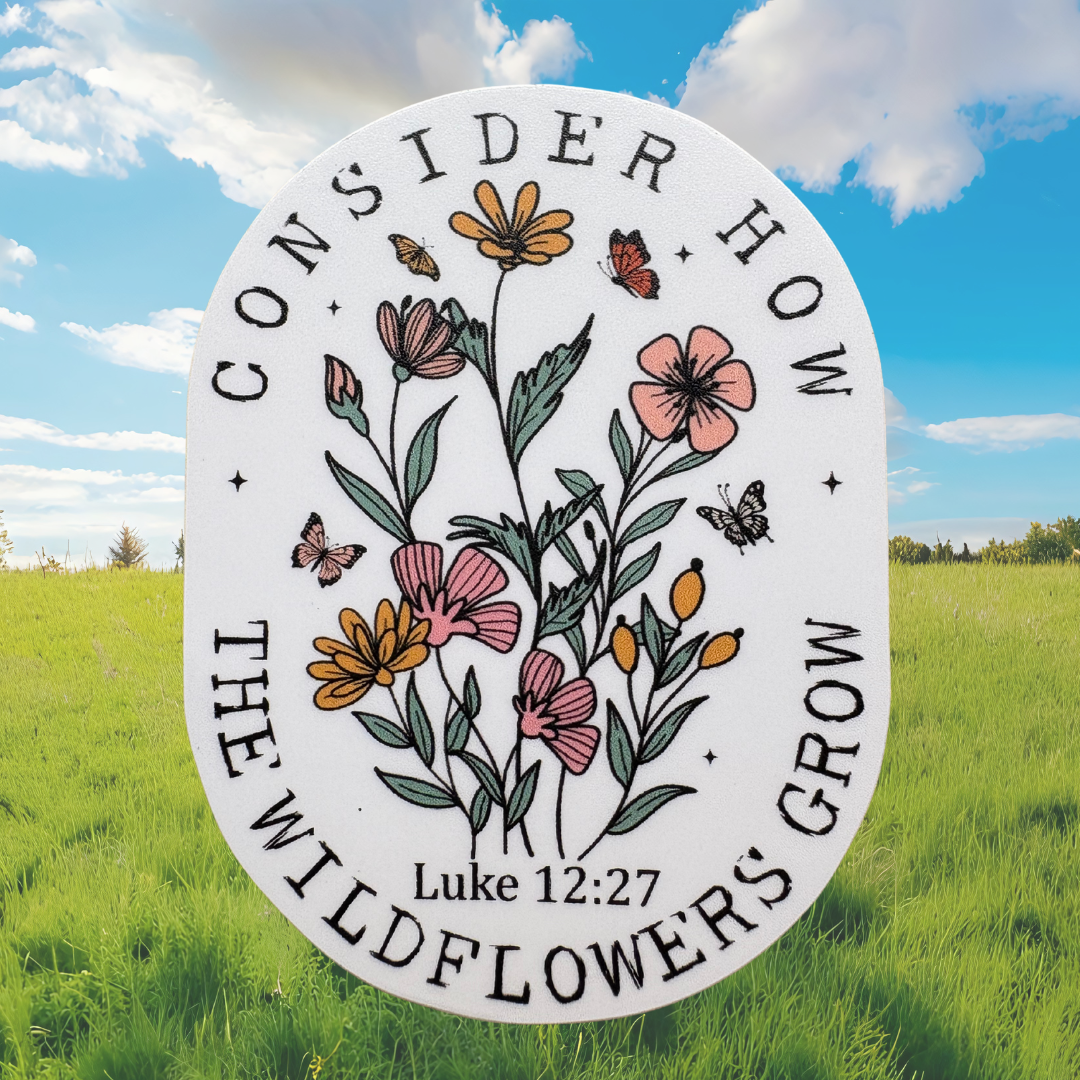 STICKER - Consider How the Wildflowers Grow - virtualrunevent