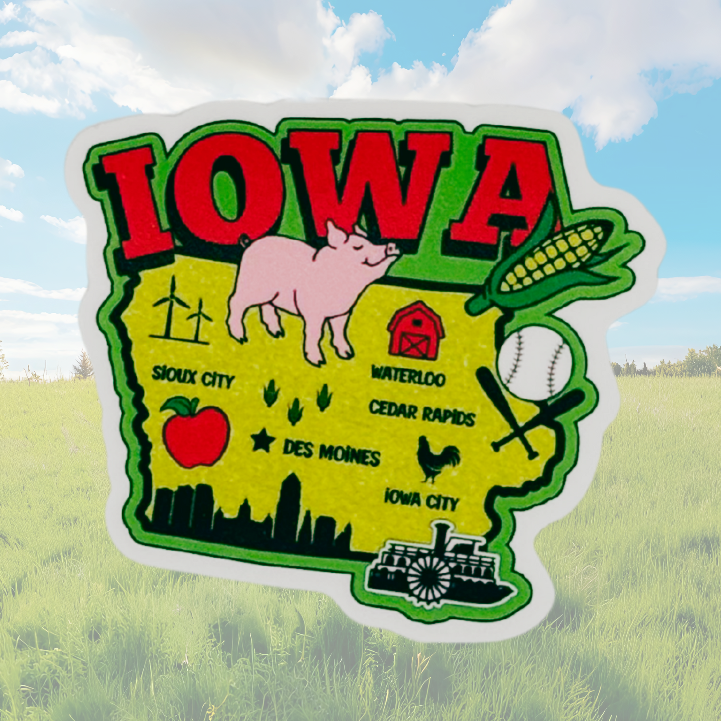 STICKER - Iowa