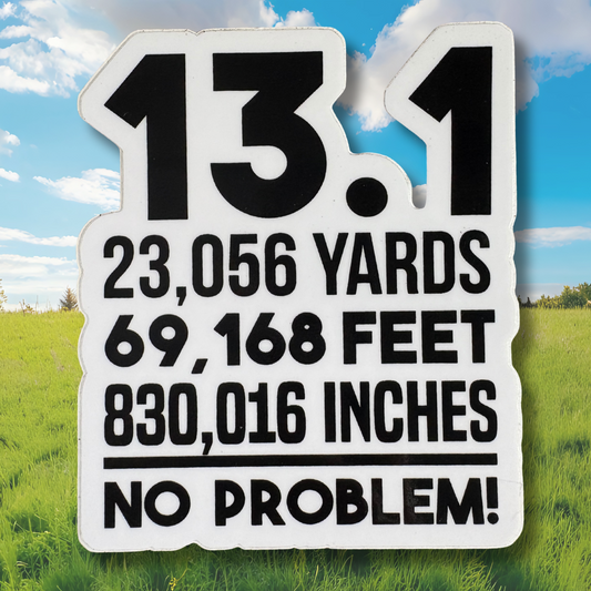 STICKER: 13.1 DISTANCE