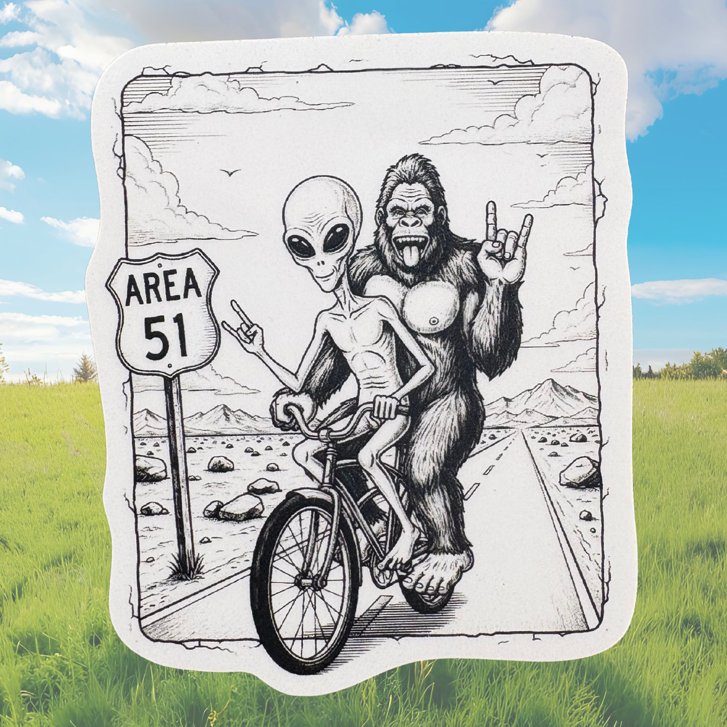 STICKER -  Area 51